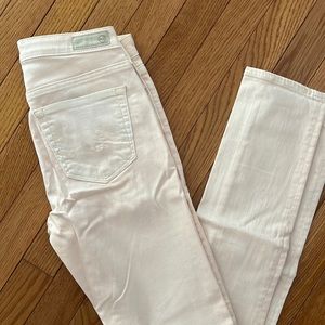 AG Mid-Rise Cigarette Jeans